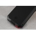 iPhone 6 6s 4.7 - Black Armor Cover Shock Proof Heavy-duty Aluminum Protective Cover Case